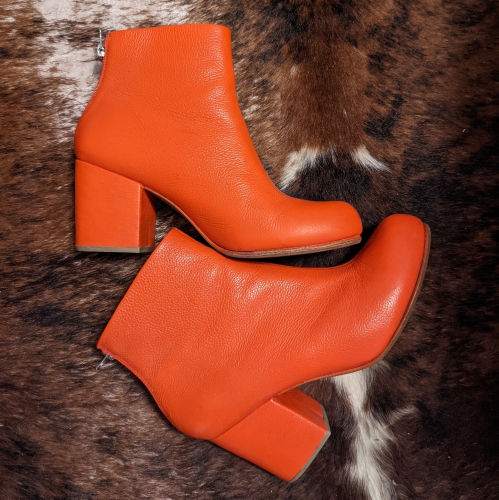 Rachel Comey Red Tilden Boots Size 10